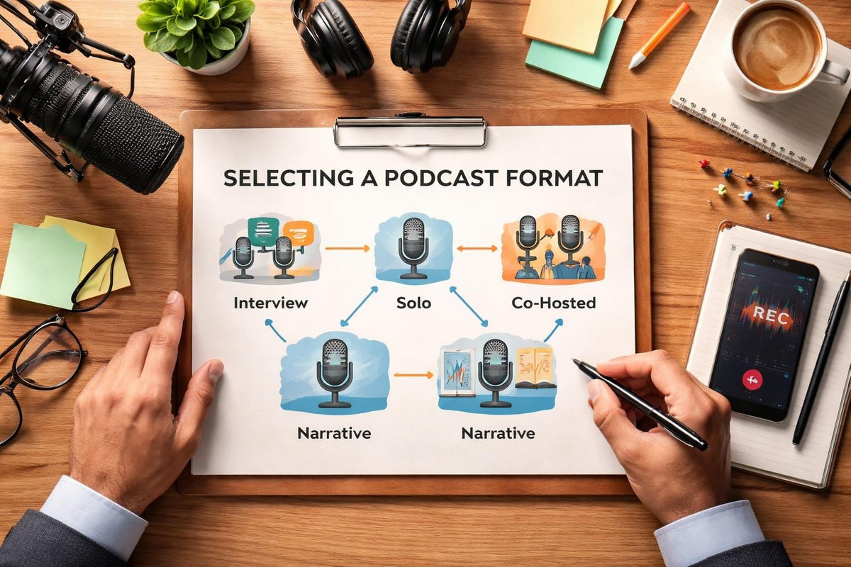 Podcast Format: Choosing the Right Style for Your Show – podcastmonkey